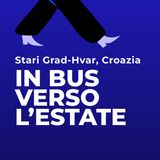 Viaggiare in bus da Stari Grad a Hvar, con Čazmatrans. Città vecchia, Lesina, Croazia.