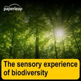 The sensory experience of biodiversity