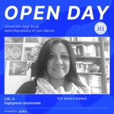 Open Day - Ingegneria Gestionale - La direttrice Barbara Bigliardi presenta i corsi