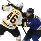 Bruins' David Krejci On Line's Lack Of Production: 'Talk is Cheap'
