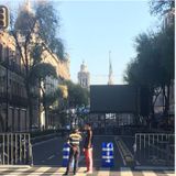 Están cerradas las calles aledañas al Zócalo