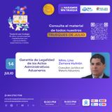607 Garantía de Legalidad de los Actos Administrativos Aduaneros