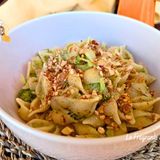 Pasta alla crema di broccoli e mandorle