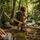 Lo Scout, un vero uomo dei boschi