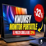 Kwumsy Monitor Portatile triplo schermo