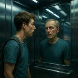 Ever stepped into an elevator… and seen your future self staring back?