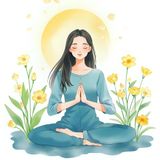 مدیتیشن پاکسازی رحم 🌹 بیداری الهه درون و شفا‌ی زنانه