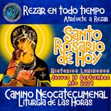 SANTO ROSARIO DE HOY. JUEVES 19 DE SEPTIEMBRE 2024 MISTERIOS LUMINOSOS. Rosario a la Virgen María. 🌹