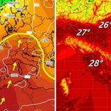 Previsioni 25-27 settembre: le temperature tornano a salire