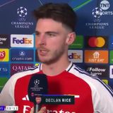 DECLAN RICE SHOCKING SPEECH ABOUT ARSENAL VS PSG MARCH