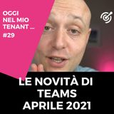 Le novità di Teams di aprile 2021
