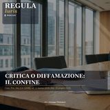 Critica o diffamazione:il confine