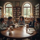 Conversational English Practice: The Library Book Club
