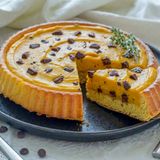 Crostata morbida alla zucca e mascarpone in stampo furbo
