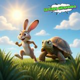 LE LEPRE E LA TARTARUGA 🐢 Favola di Esopo in RIMA 📖 Favola con morale