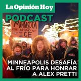 Minneapolis rinde homenaje a Alex Pretti, asesinado por agentes federales.