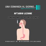 89° audio lezione Sondino naso gastrico (SNG)