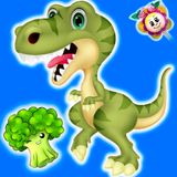 26. El dinosaurio brocolino. Cuento para promover la alimentacion saludable de los niños. Cuentos infantiles del Hada de Fresa