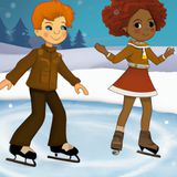 A queda de Bianca no gelo | Histórias De Inverno