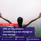 20% of city slickers considering a move to the country - Courtney on the FlowFM Breaky Flow