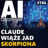 🦂 Claude wiąże jad skorpiona, 🇵🇱 40% Polaków używa AI, 🎙️ ElevenLabs odpowiada w 570 ms