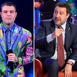 Le reazioni di Salvini alle parole di Fedez 1maggio 2021