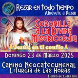 CORONILLA A LA DIVINA MISERICORDIA DE HOY. DOMINGO 23 DE MARZO 2025. 🙏 REZAR EN TODO TIEMPO. 