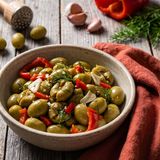 Olive schiacciate