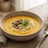 VELLUTATA AUTUNNALE DETOX DI FINOCCHI E ZUCCA