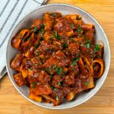 Pasta al ragù di polpo