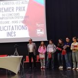 Les lauréats du concours littéraire de la résistance à Saint Christol lez Alès !