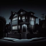 "The house in Silverlake was dark, its windows as empty as a dead man's eyes."
