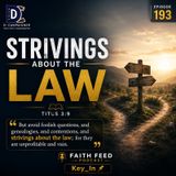 Strivings About the Law