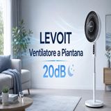 LEVOIT ventilatore a piantana 20dB- silenzioso, potente e in offerta su Amazon