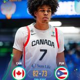 Puerto Rico cae ante Canada para finalizar la primera ronda de la FIBA AmeriCup 2025