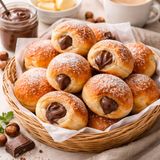 Chocolate-Filled Soft Buns