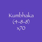 Kumbhaka (4-8-8) x70
