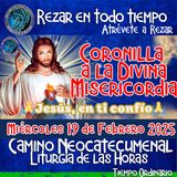 CORONILLA A LA DIVINA MISERICORDIA DE HOY. MIERCOLES 19 DE FEBRERO 2025. IGLESIA CATOLICA 🙏 REZAR EN TODO TIEMPO.     