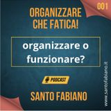 01. Organizzare o funzionare?