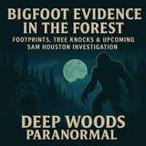 Bigfoot Evidence in the Forest | Footprints, Tree Knocks & Upcoming Sam Houston Investigation