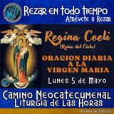 REGINA COELI (REINA DEL CIELO) DE HOY, LUNES 5 DE MAYO ORACION A NUESTRA MADRE 🌹LA VIRGEN MARIA