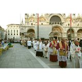 L'ingresso del vicario, gondole, tramonto «Viaggio in Italia» di Theophile Gautier
