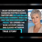 My Daughter Skipped My Birthday for Hawaii… I Checked Our Account | Family Drama