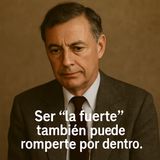 Ser “la fuerte” también puede romperte por dentro. 