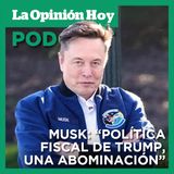 Elon Musk, contra la política fiscal promovida por Trump.