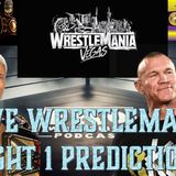 WWE WrestleMania Night 1 Predictions