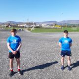 Darragh Veale and Colin Foley, 2020 and 2019 Waterford Minor football captains - #WearItForMark