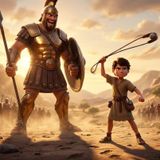 David y Goliat: Cuento de valentía y fe para niños 🛡️✨