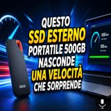 SSD esterno portatile 500GB che stupisce per velocità
