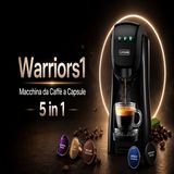 Warriors1 macchina caffè capsule 5 in 1- prezzo pazzesco su Amazon